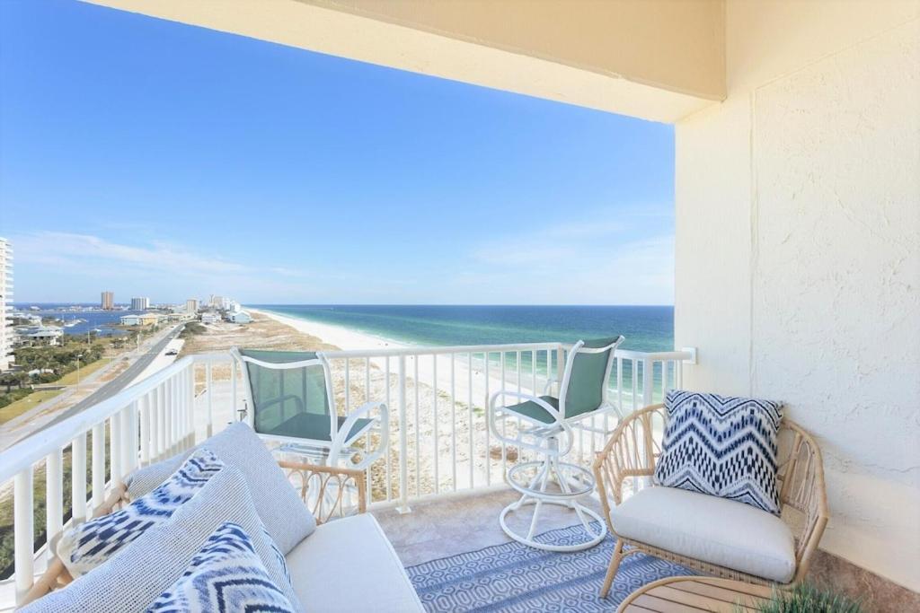 Ocean Front Penthouse Suite Panoramic Views Of Gulf,Pensacola Beach,Pier, & Bay エクステリア 写真