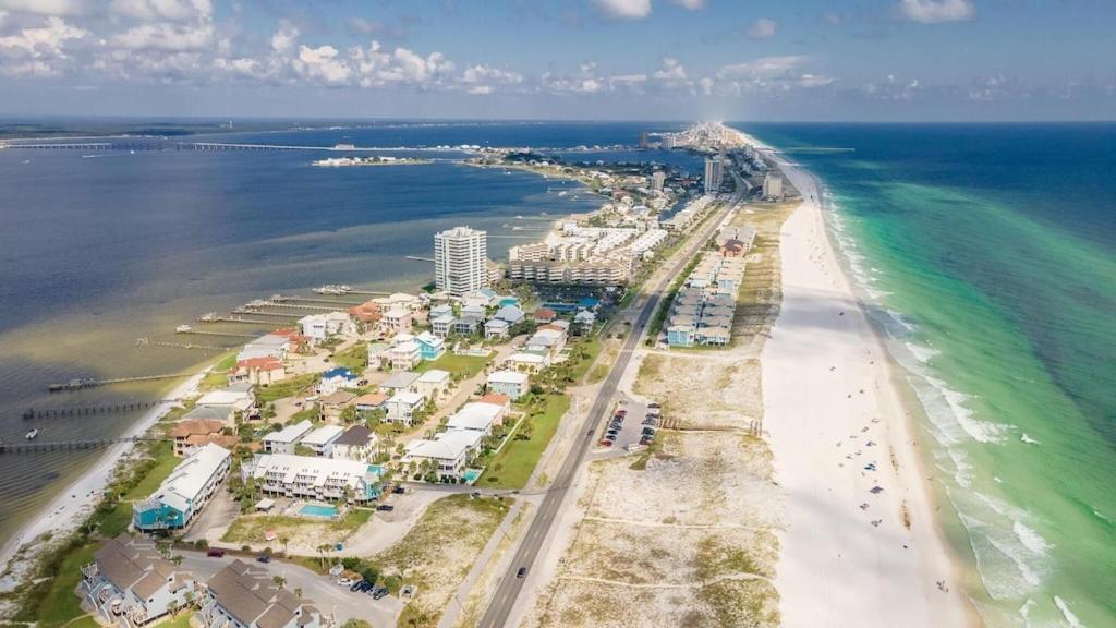 Ocean Front Penthouse Suite Panoramic Views Of Gulf,Pensacola Beach,Pier, & Bay エクステリア 写真