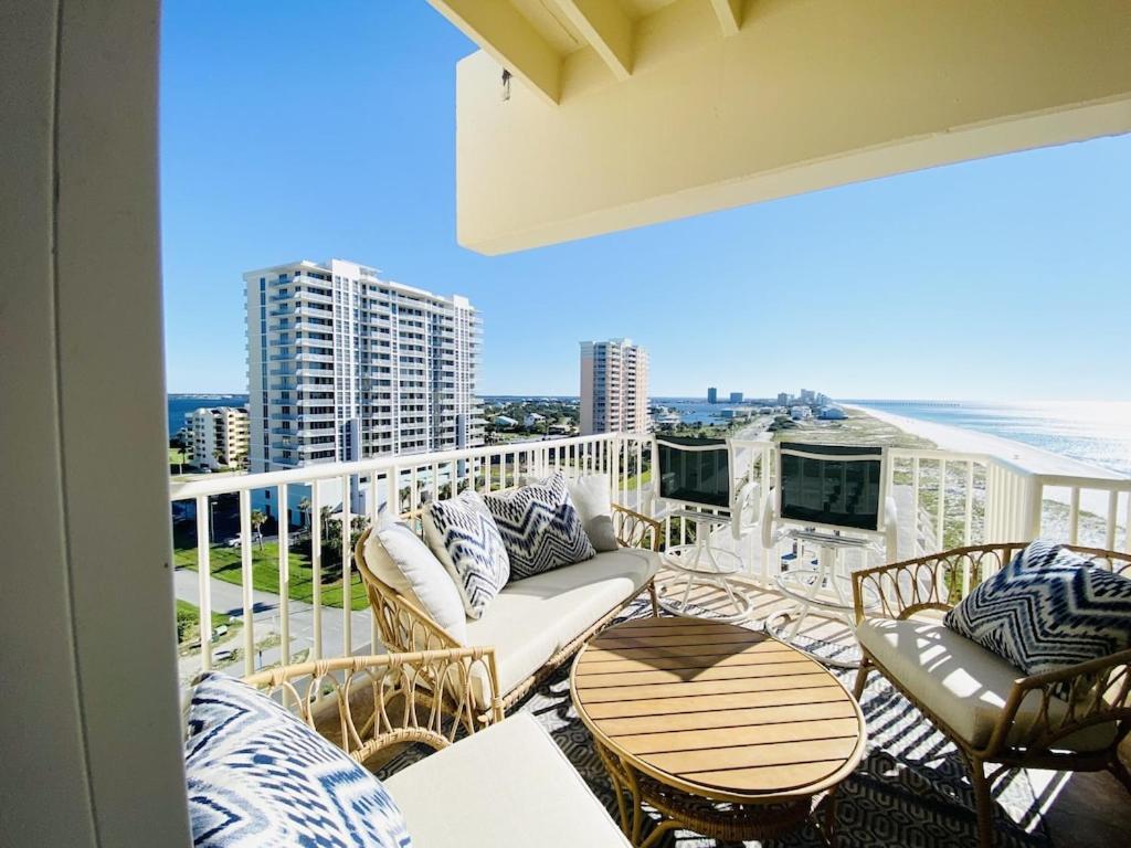 Ocean Front Penthouse Suite Panoramic Views Of Gulf,Pensacola Beach,Pier, & Bay エクステリア 写真
