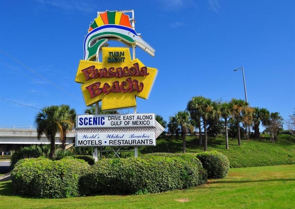 Ocean Front Penthouse Suite Panoramic Views Of Gulf,Pensacola Beach,Pier, & Bay エクステリア 写真